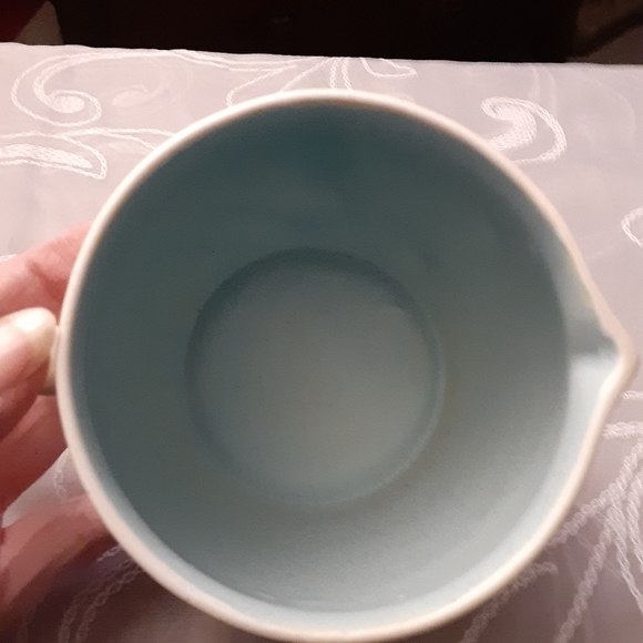 Pitcher/Coffee Creamer with American Eagle Motif 3" Tall - Picture 4 of 5